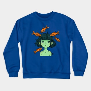 Orange fishes Crewneck Sweatshirt